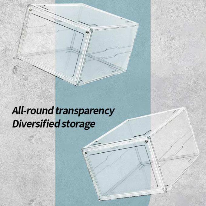 Custom Clear Acrylic Shoe Box Display Stackable