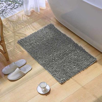 Custom Chenille Bathroom Mat With Any Pattern Rectangular