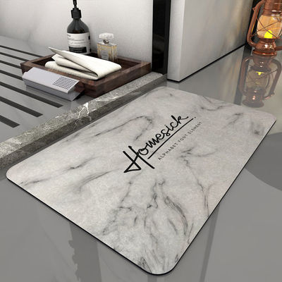 Microfiber Anti Slip Bath Mat Quick Drying Super Absorbent