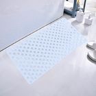 Anti Bacterial Anti Slip Bath Mat With Suction Cups Drain Off Holes