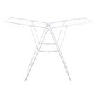 Indoor And Outdoor Foldable Clothes Drying Rack With Steel Alloy Body