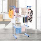 Shoe Cabinet Floor Furniture Foldable Clothes Drying Rack Multifunctional