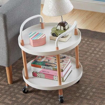 Hot Sale 3-Tier Storage Service Cart Mesh Stainless Steel Storage Cart with Wheels