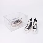 Stackable Magnetic Door Clear Acrylic Shoe Box Transparent