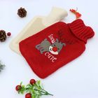 Customized Logo 1l Rubber Hot Water Bag Keep Warm In Winter