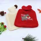 Knitted Jacket Rubber Hot Water Bag , Rubber Douche Bottle 1000ml Kids Classic