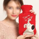 Water-filling Rubber silicone Hot Water Bottle Bag Hot Heat Pack Warm
