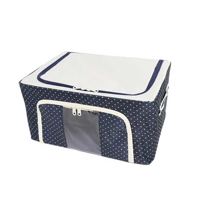 Multiscene Ultralight Fabric Household Storage Containers With Steel Frame 60*42*40cm