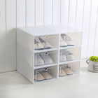 Moistureproof Shoes Storage Organizer , Detachable Stackable Plastic Shoe Storage