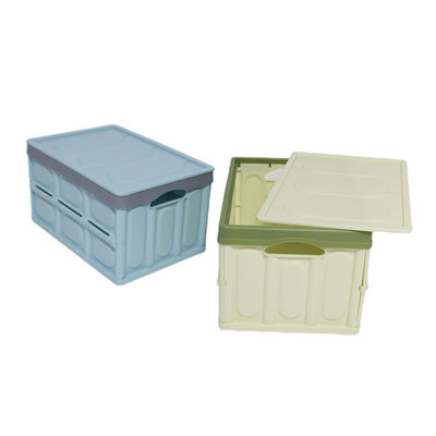 Folding Stackable Cube Household Storage Containers ODM PP Plastic Dustproof