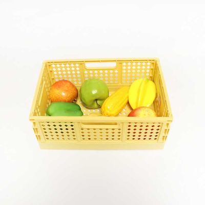 Food And Fruit Collapsible Storage Bin Silk Road Enterprise 0.166kg Foldable Sturdy PP Plastic