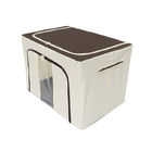 100L Odorless Foldable Cloth Storage Box , Multiscene Fabric Storage Bins With Lids