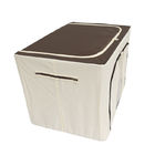 100L Odorless Foldable Cloth Storage Box , Multiscene Fabric Storage Bins With Lids