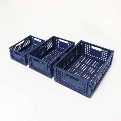 Silk Road Enterprise Thickened Plastic Basket Organizer , Detachable Folding Storage Boxes