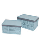 Multiscene Collapsible Storage Bins With Lid , Sonsill Durable Foldable Plastic Bins