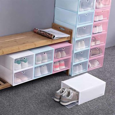 Portable Lidded Household Shoe Box With Magnetic Collapsible Weight 0.225kg