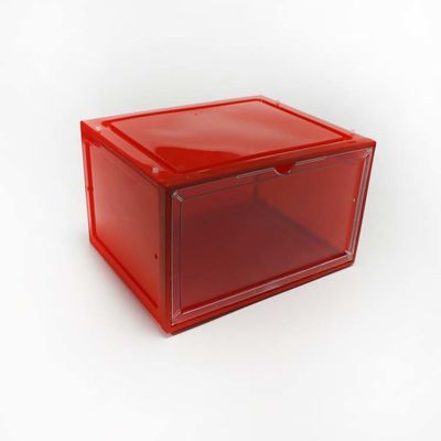 Breathable Thickened Drop Front Storage Box For Shoe Detachable Ventilated