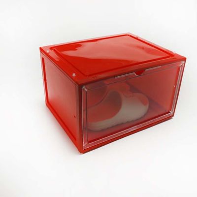 Breathable Thickened Drop Front Storage Box For Shoe Detachable Ventilated