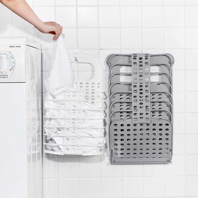 Washable Practical Wall Mounted Hamper , Silk Road Enterprise Portable Hanging Laundry Baskets