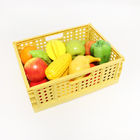 Odorless Collapsible Plastic Storage Boxes , Thickened Stacking Plastic Crates