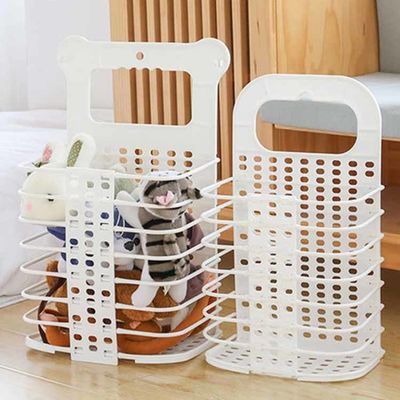 Wall Mounted Odorless Plastic Laundry Hamper Foldable Waterproof Space Saving