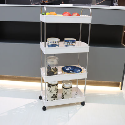 Odorless Multi Layer Home Storage Carts PP Plastic Silk Road Enterprise Slim Fashionable