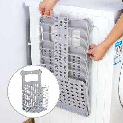 Hollow Practical Collapsible Laundry Hamper Silk Road Enterprise Wall Mounted Durable