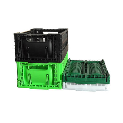 120mm Height Pp Plastic Storage Crate 5L Light Green For Vegetable