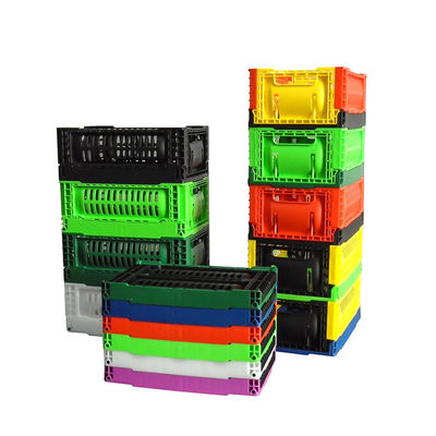 5L Plastic Folding Crates For Vegetables Fruits And Sundries