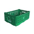 Portable Collapsible Fruit Plastic Crates With Hole Handles