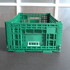 40L Plastic Crates Foldable Mesh Wall For Turnover And Storage