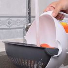 9 In 1 Manual Rotate Vegetable Chopper Cutter With Drain Basket