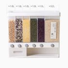 Kitchen Wall Mount 12L Dry Food Dispenser For Cereal Rice