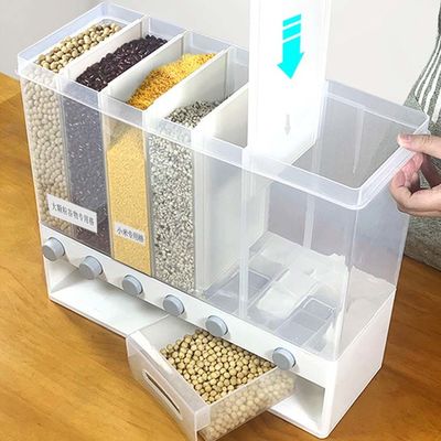 Coarse Grain Bucket Storage Container PP Plastic Transparent