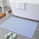 Pebble Design Massage Blue Silicone Shower Mat Anti Bacterial