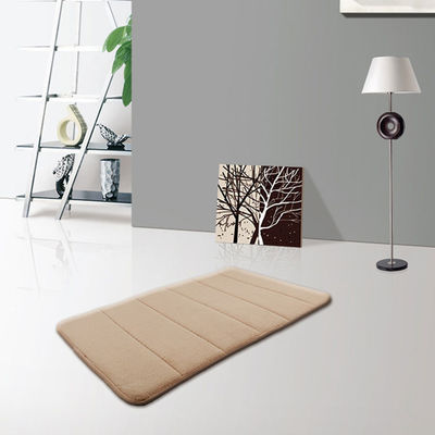 Polyester Memory Foam Bathroom Mat 50x80 Cm Non Slip