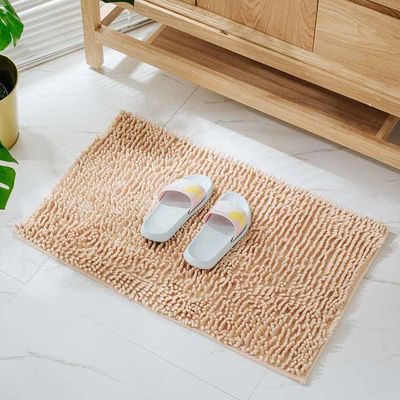 Microfiber Polyester Washable Non Slip Bathroom Mat Water Absorbent