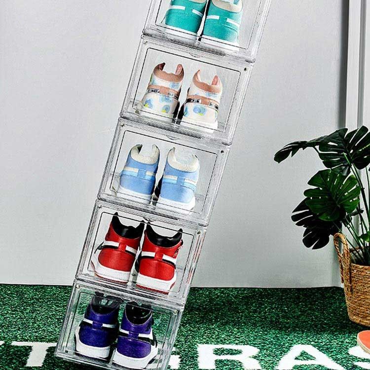 Custom Clear Transparent Acrylic Sneaker Display Case GLOSSY