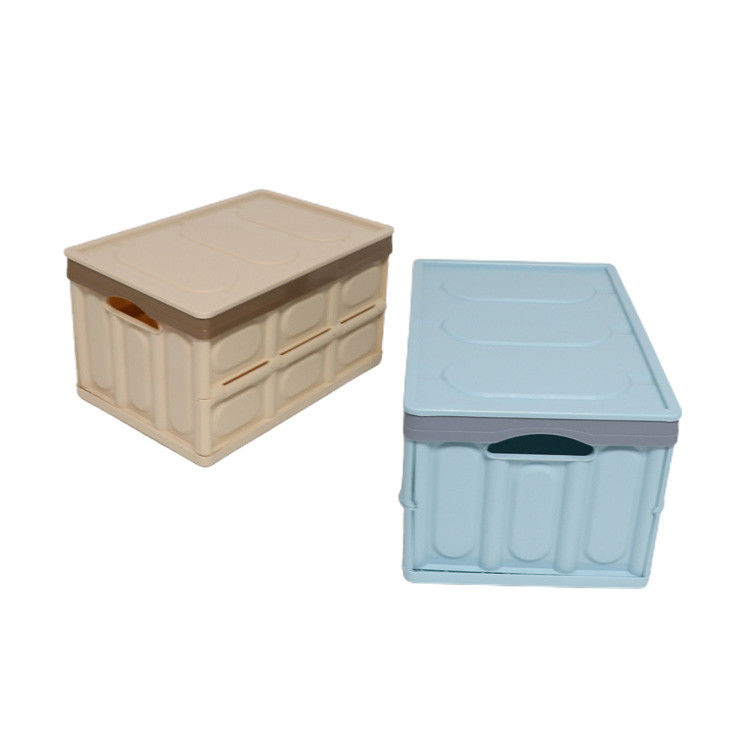 Folding Stackable Cube Household Storage Containers ODM PP Plastic Dustproof