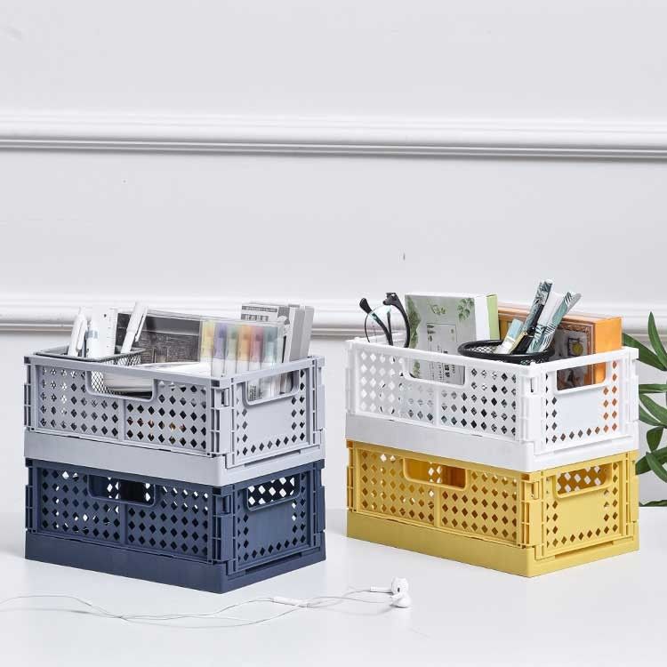 Odorless Collapsible Plastic Container , Reusable Plastic Stacking Baskets