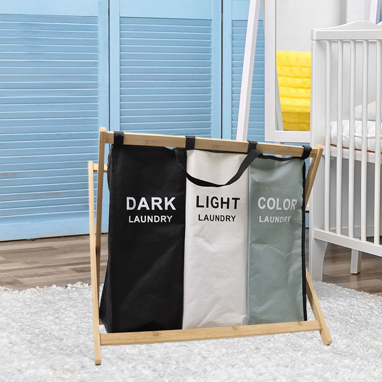 Foldable Breathable Collapsible Laundry Hamper For Dirty Clothes Sorter Lightweight