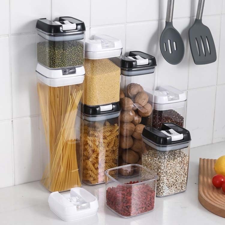 Sealed Plastic Transparent Food Containers Airtight